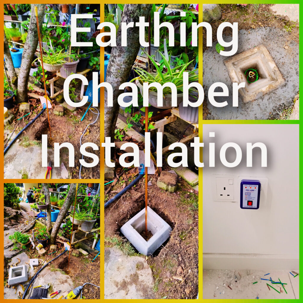 Earthing Chamber or Grounding Installation